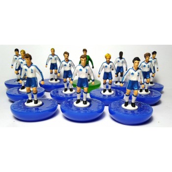 Subbuteo Andrew Table Soccer Tottenham 1977 with details on classic Hasbro bases